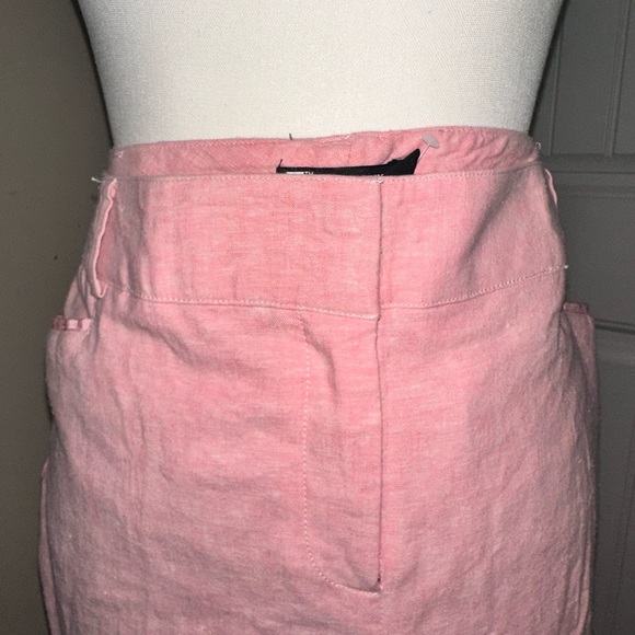 7th avenue New York and Company straight leg linen pants - Picture 2 of 10